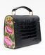Leather Hand-Painted Peony Bag